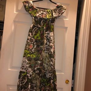 Off shoulder maxi dress